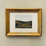 "A New Destination" - Original Painting in gold by Golden Lines and Silver Linings