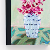 "Magenta" - Original Painting in multicolor by Lottie Aldarwish