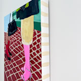 "Stockholm Style" - Original Painting in multicolorassorted-colors by Nicole Simms