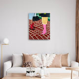 "Stockholm Style" - Original Painting in multicolorassorted-colors by Nicole Simms