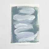 "Mingle" - Original Painting in blue by Julia Contacessi