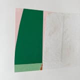 "Series 6 No.5" - Original Painting in green by Francesca Iannaccone