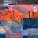 "Abstract still life" - Original Painting in multicolor by Isabel Aguilar - Isolda