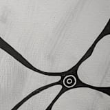 "Abstract Foliage | 12" x 12" | Set of 2" - Original Painting in black by Katie Zimpel