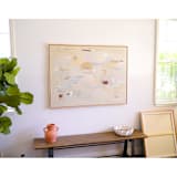 "Chamomile Flow" - Original Painting in beige by Shina Choi