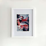"Woman in Repose" - Original Painting in multicolorassorted-colors by Mary Gaspar