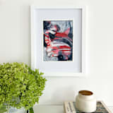 "Woman in Repose" - Original Painting in multicolorassorted-colors by Mary Gaspar