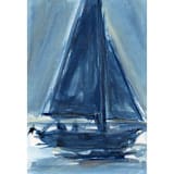 "A SEEKER'S STORY" - Original Painting in blue by Golden Lines and Silver Linings