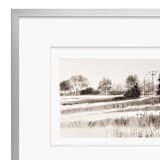 "Across The Fields l" - Original Painting in black by AlisonJerry