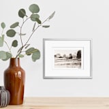 "Across The Fields l" - Original Painting in black by AlisonJerry