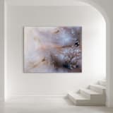 "Flowing Through My Veins" - Original Painting in pink by Christa