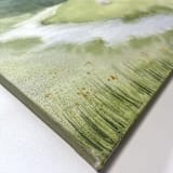 "Still Waters" - Original Painting in green by Holly Whitcomb