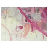 "Red Loops" - Original Painting in red by Kirsta Benedetti