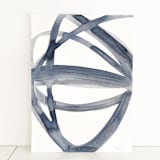"Navy Cell" - Original Painting in blue by Mary Gaspar
