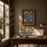 "“All This Joy I Found” - 16.5 x 19.5 - Original Painting" - Original Painting in multicolor by Sarah Mankin