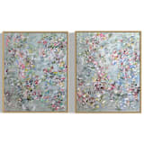 "Troubles Melt Away No. 1 & No. 2" - Original Painting in multicolor by Sarah Mankin