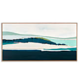"Pacific Seascape Series Long" - Original Painting in blue by Caryn Owen