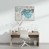 "Vintage Feeling" - Original Painting in white by Jessalin Beutler