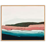 "Blush Light Seascape" - Original Painting in multicolorassorted-colors by Caryn Owen