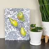 "Sunshine Pear Trio" - Original Painting in multicolor by Kara Aina