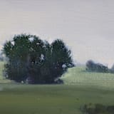 "Neutral Fields" - Original Painting in gray by Stephanie Goos Johnson