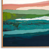 "Maui Waterfalls" - Original Painting in multicolor by Caryn Owen