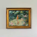 "Creekbed" - Original Painting in green by Mary Ketch