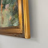 "Creekbed" - Original Painting in green by Mary Ketch