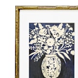 "Oriental Blue Vase" - Original Painting in blue by AlisonJerry