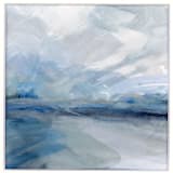 "Find a Different Way to Look at a Situation" - Original Painting in blue by Golden Lines and Silver Linings