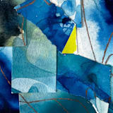 "New Realities no. 05" - Original Painting in blue by Jocelyn Elizabeth