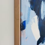 "Cryosphere, 24x18"" - Original Painting in blue by Jocelyn Elizabeth