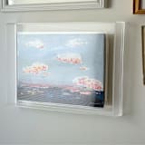 "I Can Hear It Calling Original Sea & Sky Painting" - Original Painting in blue by Jocelyn Elizabeth