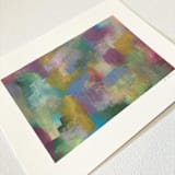"Untitled 11" - Original Painting in purple by Amy Mullen