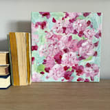 "'Mountain Laurel: Pennsylvania and Connecticut'" - Original Painting in pink by Holly Whitcomb