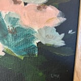 "Blue Bouquet" - Original Painting in multicolor by Lindsay Megahed