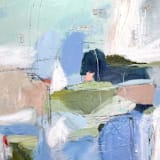 "Leaning In (60x40) - Unframed Original Painting" - Original Painting in multicolor by Sarah Mankin