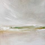 "Breathing Space Original Oil Painting" - Original Painting in white by Nicoletta Savod