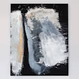 "Tribal Lineage" - Original Painting in black by Julia Contacessi