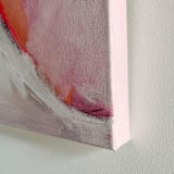 "Keeping Company" - Original Painting in pink by Karyn Denten