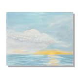 "luminance" - Original Painting in blue by Johanne Dziemian