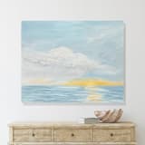 "luminance" - Original Painting in blue by Johanne Dziemian