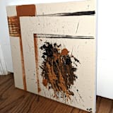 "Loaded" - Original Painting in brown by Carrie Cantwell