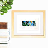 "Time Will Tell" - Original Painting in multicolorassorted-colors by AlisonJerry