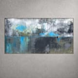 "Horizons Gate" - Original Painting in blue by Jon Leafstedt