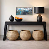 "Horizons Gate" - Original Painting in blue by Jon Leafstedt