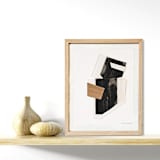 "Kenchiku" - Original Painting in black by AlisonJerry