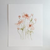 "Anemones" - Original Painting in pink by Angele Kamp