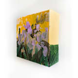 "Summer Irises" - Original Painting in multicolor by Jessalin Beutler