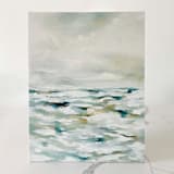 "Coastal Breeze" - Original Painting in blue by Nicoletta Savod